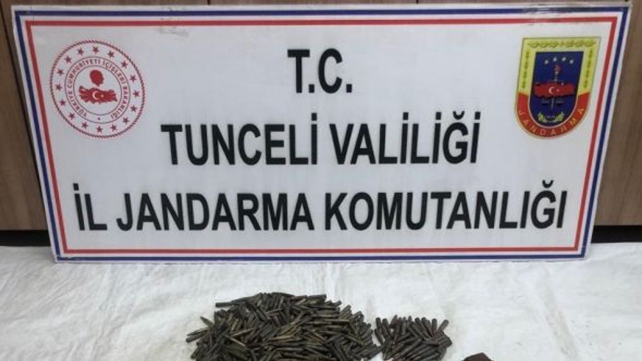 Tunceli’de çok sayıda mühimmat ve yaşam malzemesi ele geçirildi