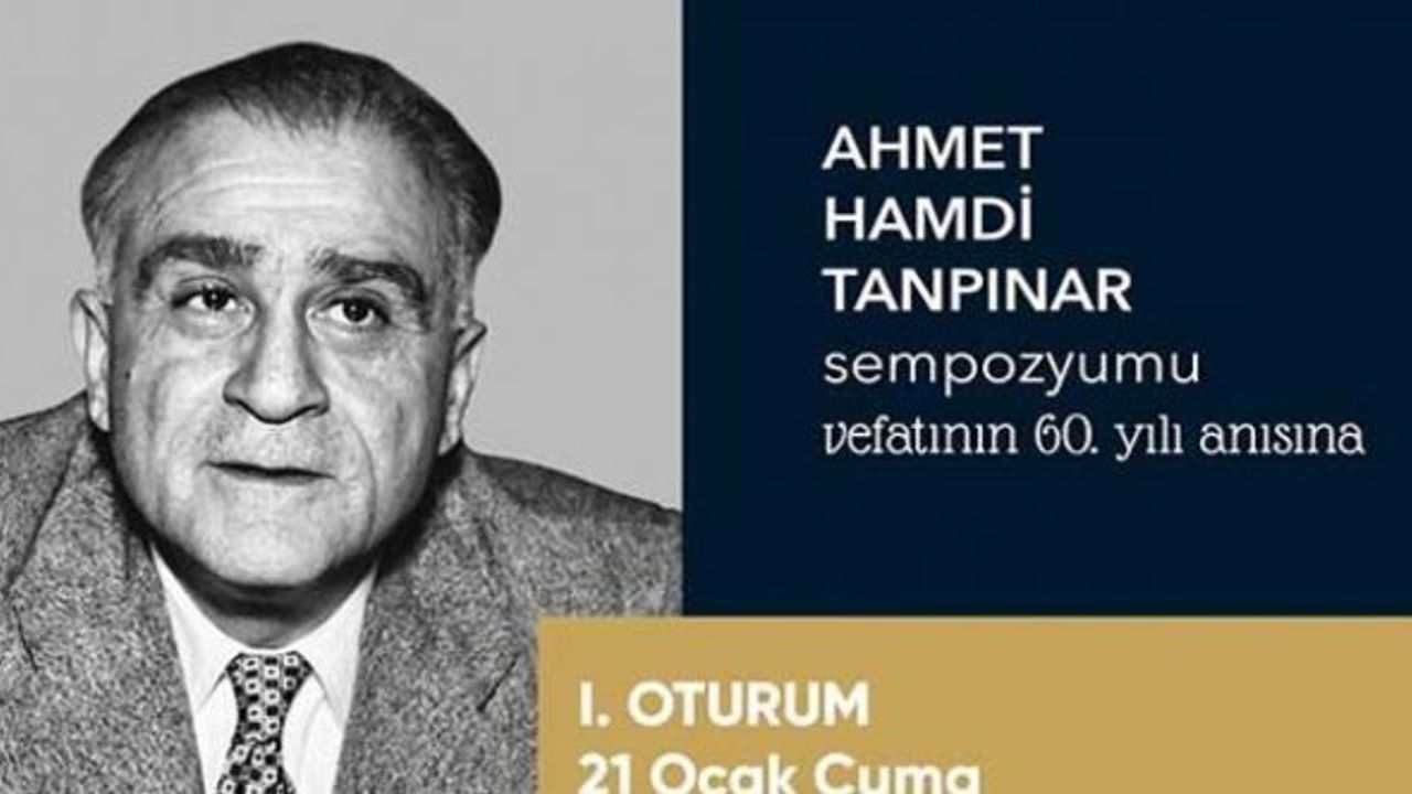 Ahmet Hamdi Tanpınar vefatının 60. yılında Zeytinburnu’nda anılıyor