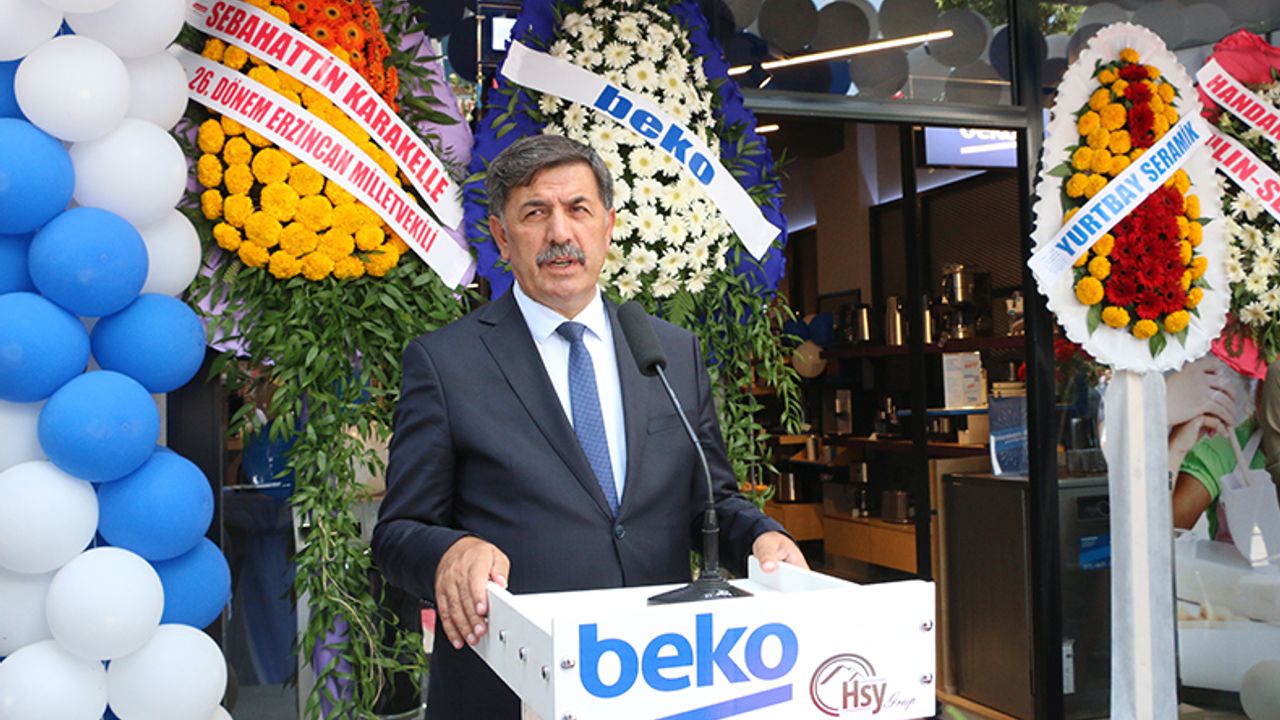 Erzincan HSY BEKO mağazası açılışı yapıldı
