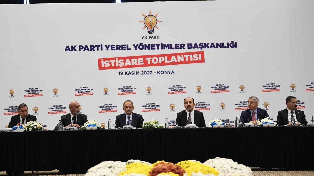AK Parti Yerel Yönetimler Başkanlığı İstişare Toplantısı Konya’da yapıldı