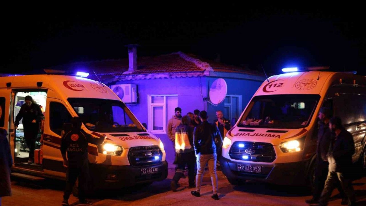 Edirne’deki ev yangınında 1 kişi yaralandı