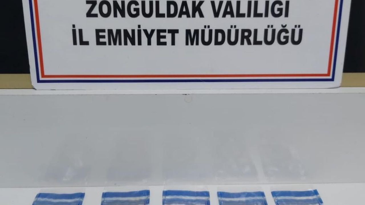 Zonguldak’ta uyuşturucu operasyonunda 1 kişi yakalandı