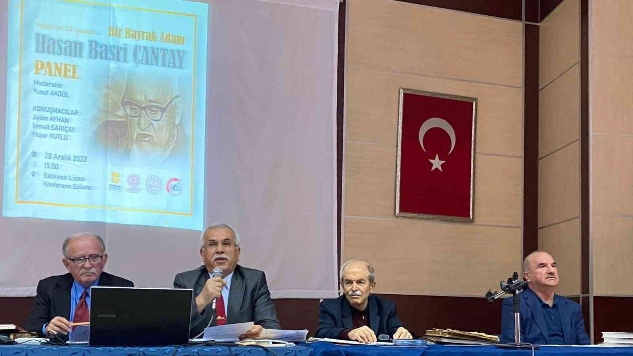 Balıkesirli yazarlar Hasan Basri Çantay’ı anlattı
