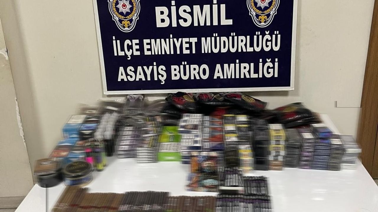 Bismil’de huzur uygulaması: Silah ve bandrolsüz tütün ele geçirildi