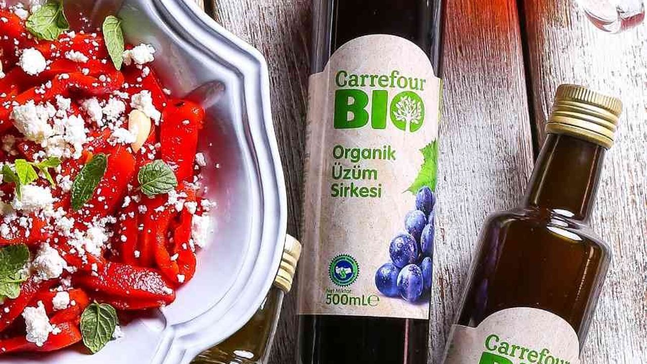 CarrefourSA’nın yeni ürünü BIO organik sirke raflarda yerini aldı