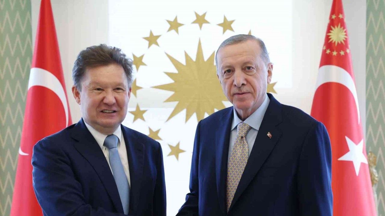 Cumhurbaşkanı Erdoğan, Gazprom Başkanı Miller’ı kabul etti