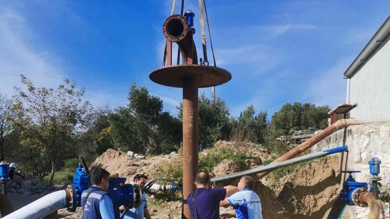 Datça Reşadiye içme suyu terfi merkezi yenilendi
