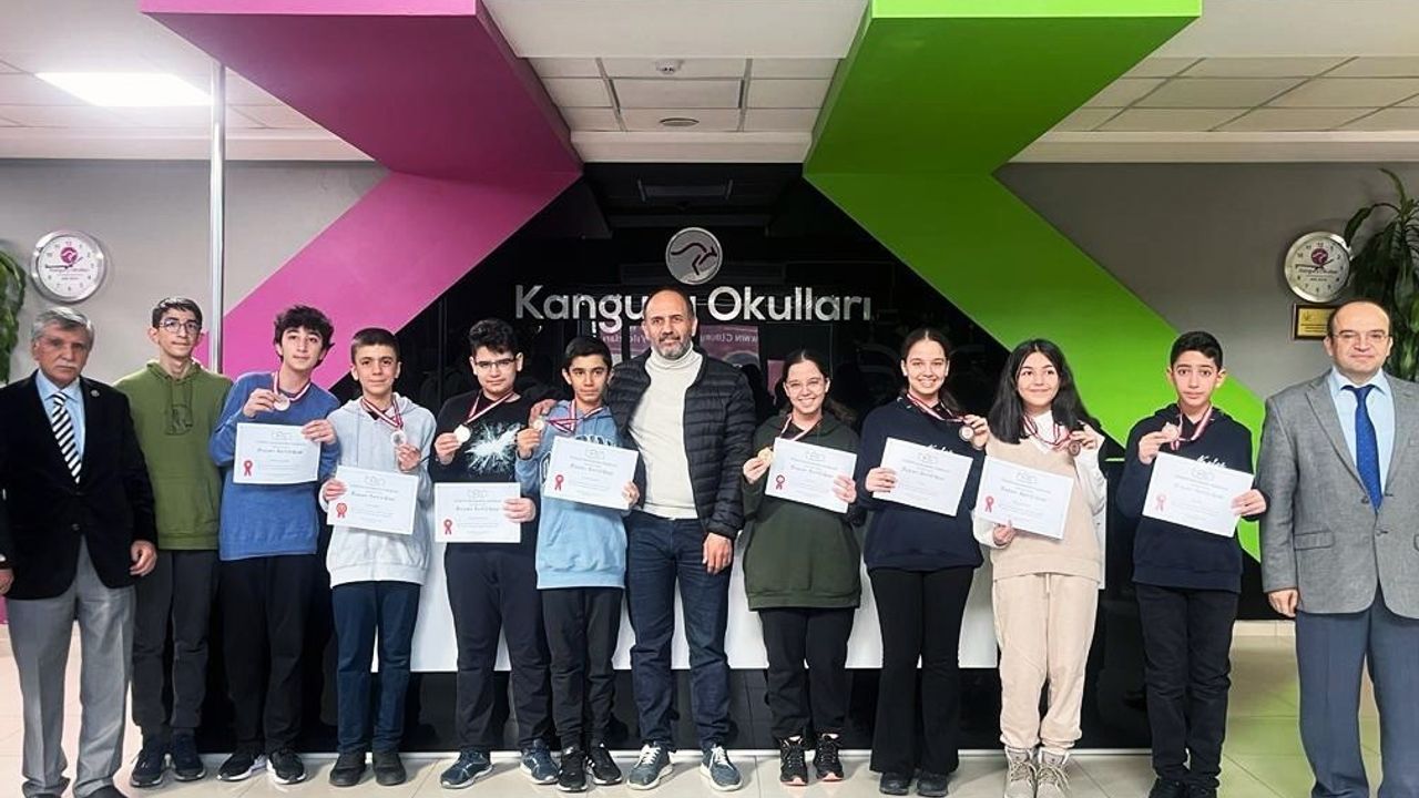 Kanguru Okulları öğrencilerinden Matematik başarısı