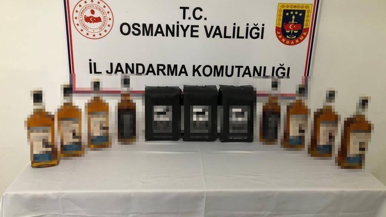 Osmaniye’de sahte alkol ve kaçak sigara operasyonu