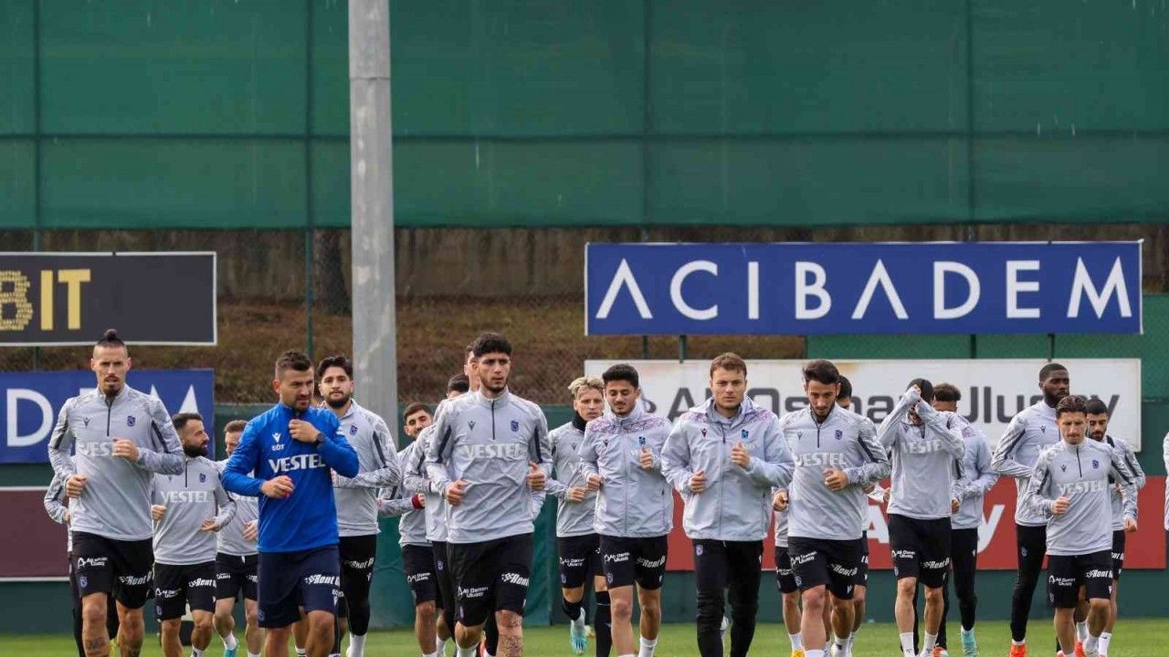 Trabzonspor’da, Fatih Karagümrük maçı hazırlıkları sürüyor