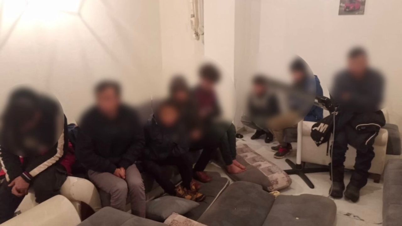 Van’da ‘şok ev’ operasyonu: 8 düzensiz göçmen yakalandı