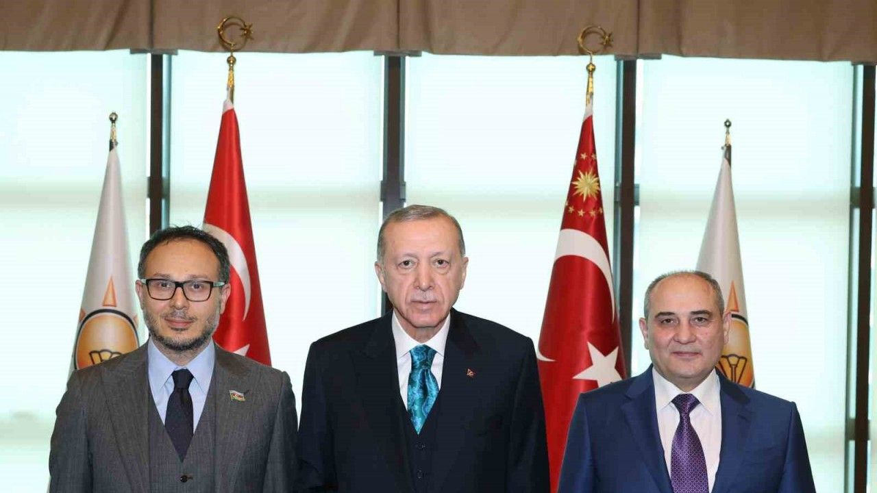 Cumhurbaşkanı Erdoğan, Yeni Azerbaycan Partisi heyetini kabul etti
