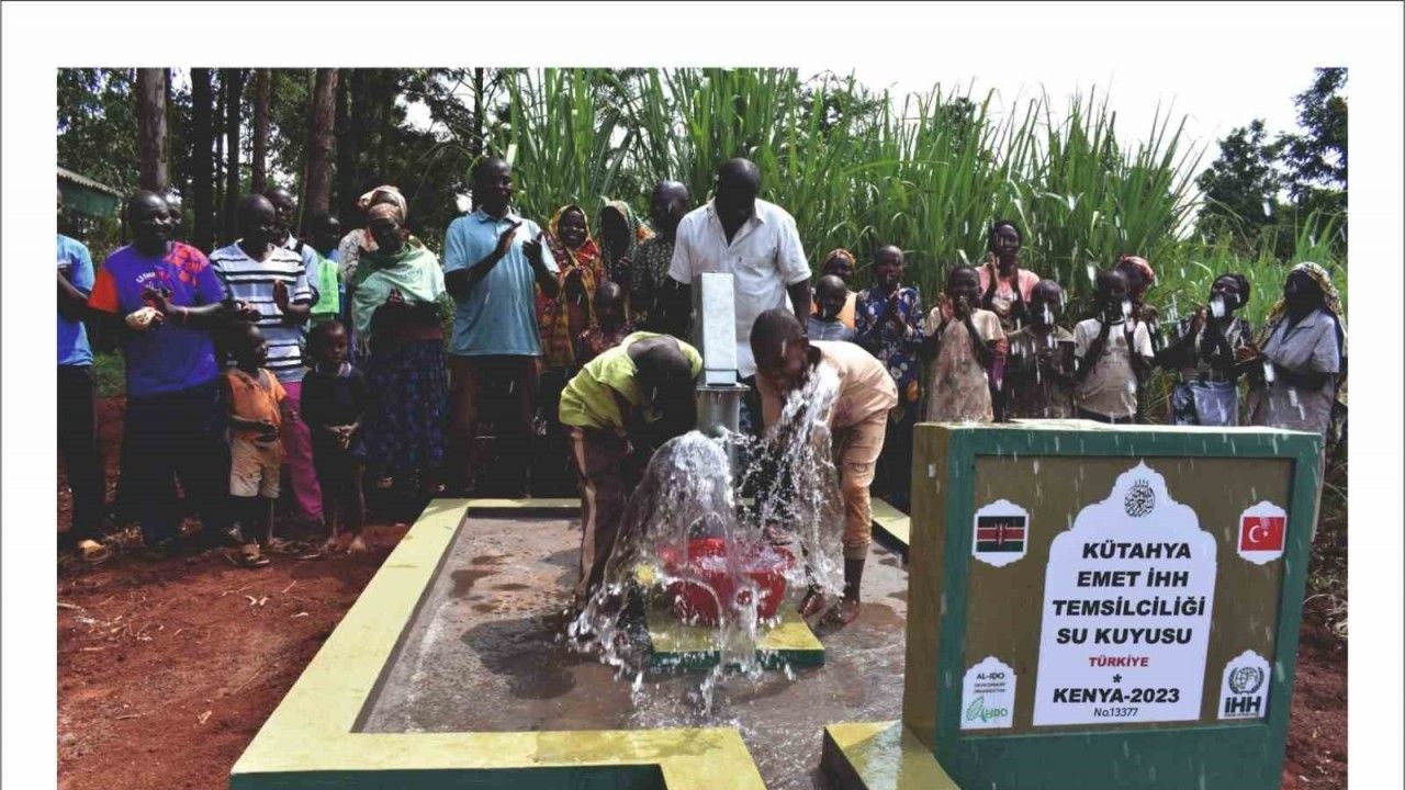 Emet İHH Şubesi Kenya’da içme suyu kuyusu açtı