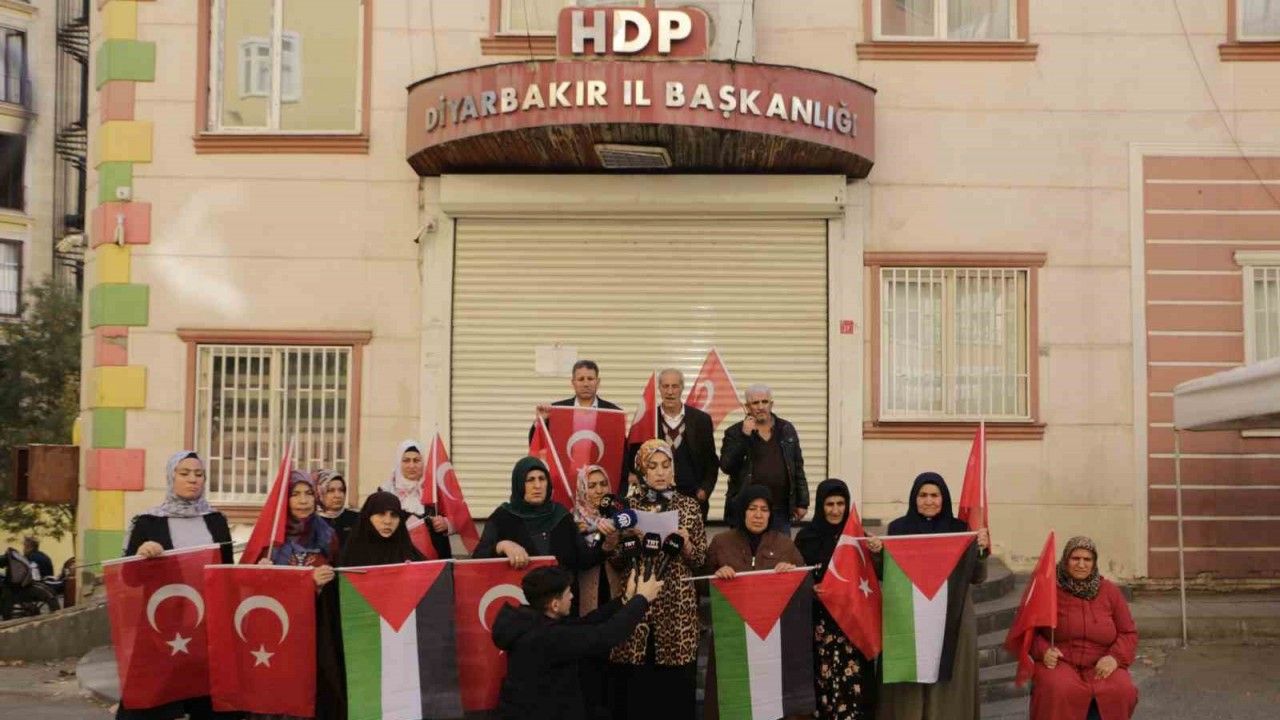 Diyarbakır annelerinden İsrail’in zulmüne tepki