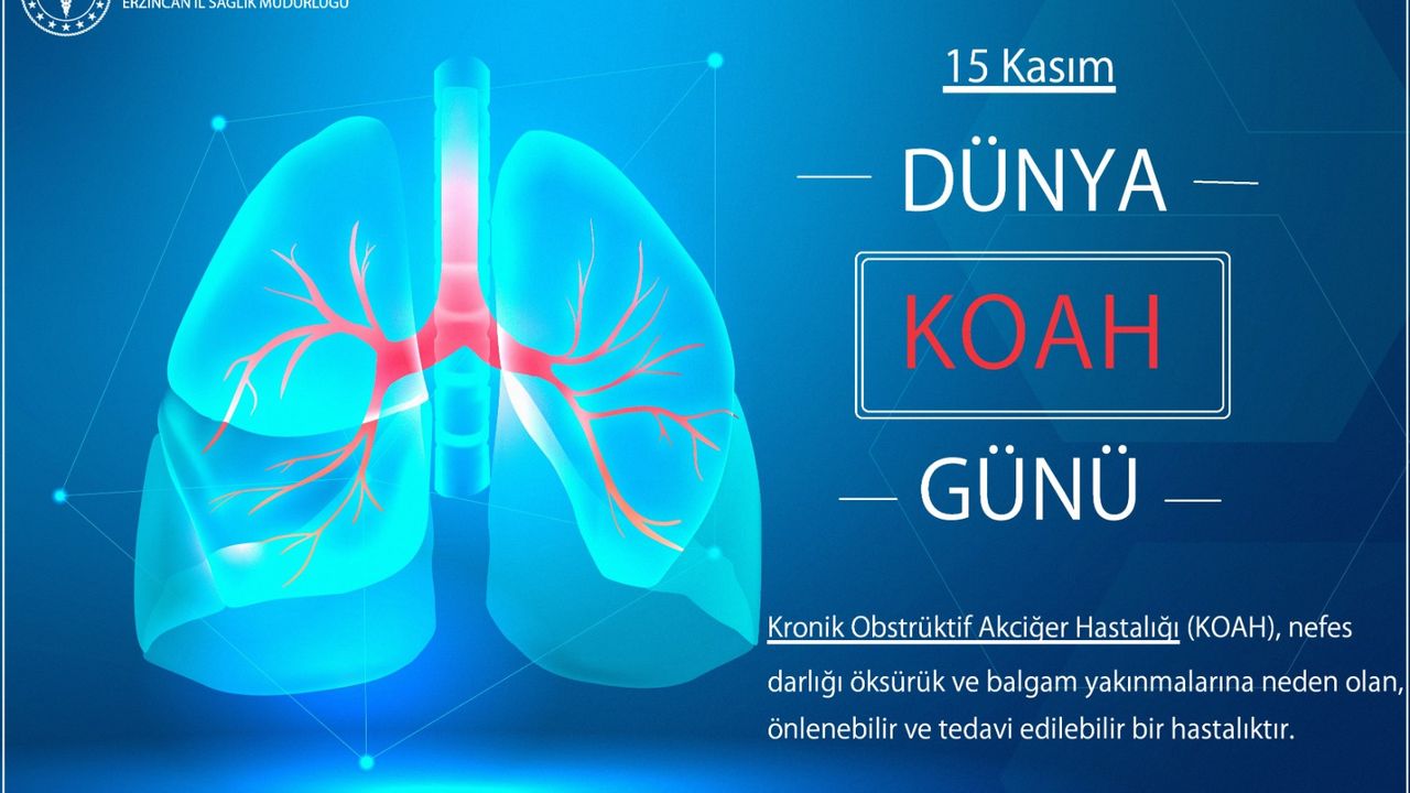 Erzincan Sağlık Müdürlüğü'nden KOAH Günü Açıklaması