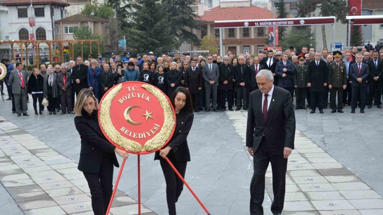 Gazi Mustafa Kemal Atatürk Bozüyük’te törenlerle anıldı