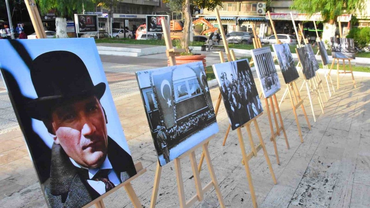 İncirliova’da, Atatürk fotoğraflarla anıldı