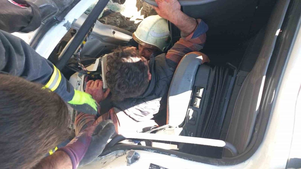 Van’da araç takla attı: 1 yaralı