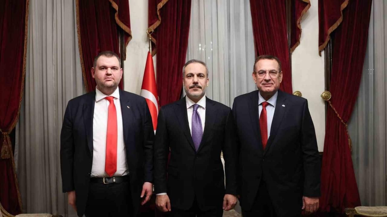 Dışişleri Bakanı Fidan, HÖH Eş Başkan Adayları Çakırov ve Peevski ile bir araya geldi