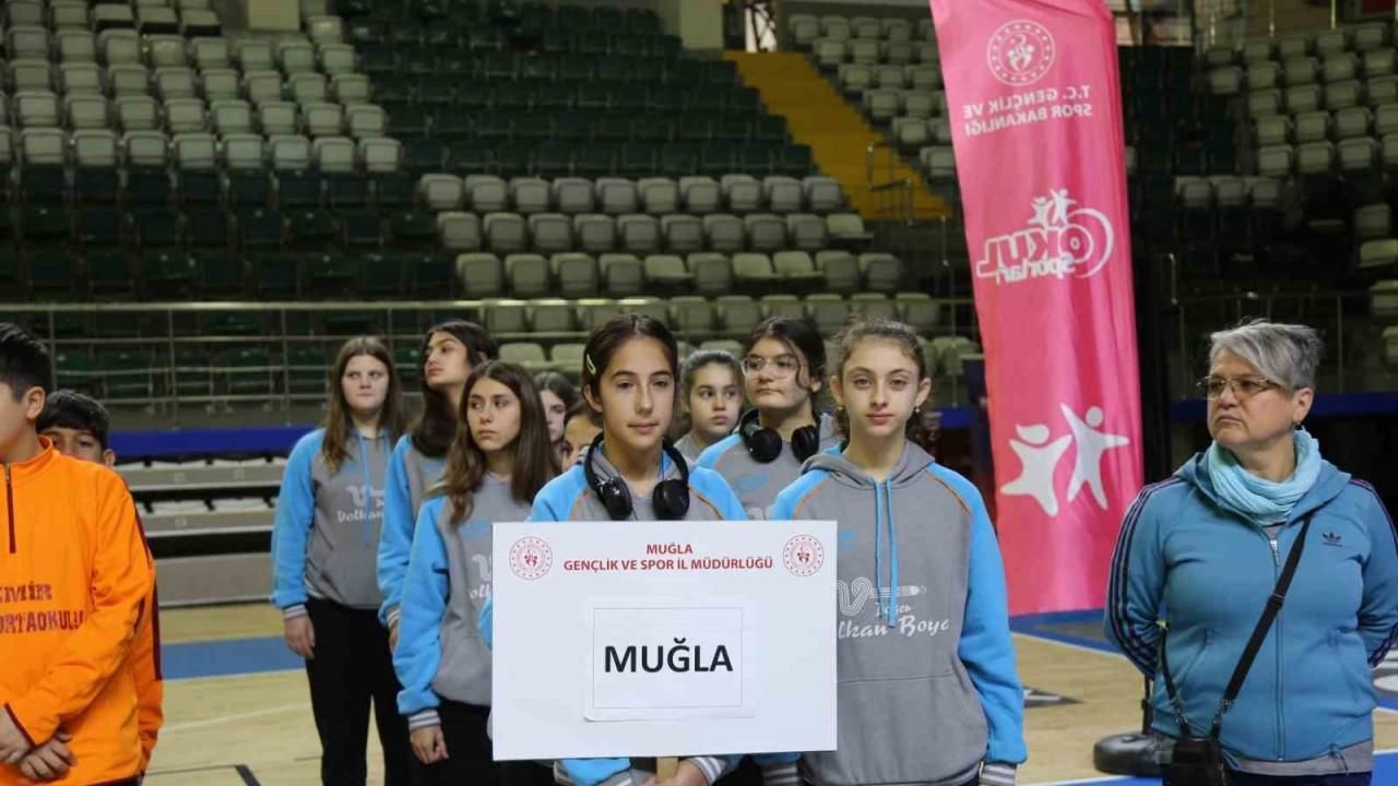 Okul sporları voleybol yıldızlar grup birinciliği Muğla’da başladı