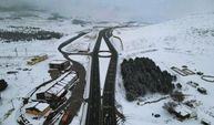 Erzincan’ın yüksek kesimlerinde kar yağışı