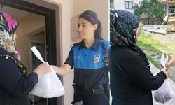 Erzincan Emniyeti İhtiyaç Sahibi Ailelere Kurban Eti Dağıttı