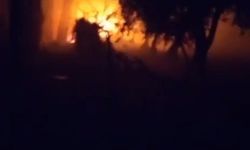 Bursa’da çiftlik alev alev yandı