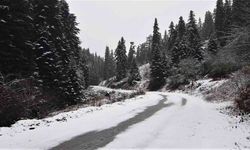 Karabük’te kar yağışı devam ediyor