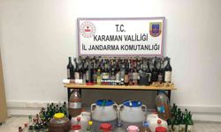 Karaman’da yılbaşı öncesi 300 kilo kaçak içki ele geçirildi