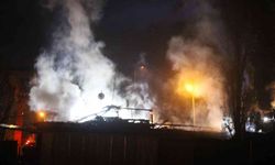 Kayseri’de bekçi kulübesinde yangın paniği