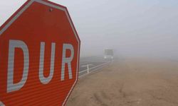 Konya Aksaray karayolunda sis etkili oldu