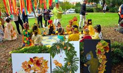 Manavgat’ta minik öğrencilerden sonbahar etkinliği