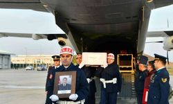 Şehit Mustafa Yıldız’ın naaşı Amasya Merzifon Havalimanı’nda karşılandı