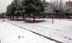 Türkiye’nin ilk milli parkı beyaza büründü