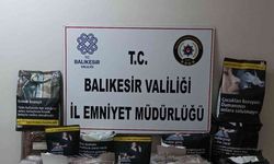Balıkesir’de polisten kaçak tütün operasyonu