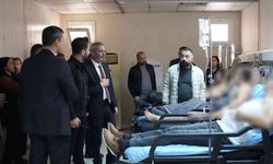 Bozdoğan, yaralı polisleri hastanede ziyaret etti