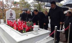 Çanakkale kahramanı Koca Seyit mezarı başında alındı