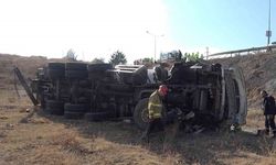 Kırıkkale’de LPG yüklü tanker devrildi: Sürücü hayatını kaybetti