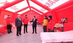 Kırklareli’de "Acil Sağlık Hizmetleri Hastası" çerçevesinde Tıbbi Uç Nokta Çadırı kuruldu