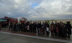 Koca Seyit Havalimanı engelli çocukları ağırladı