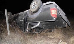 Konya’da kamyonet devrildi: 1 ölü, 1 yaralı