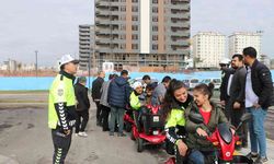 Şanlıurfa’da engelli çocuklar polis eşliğinde araç sürdü