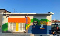"Sihirli Fırçalar" köy okullarının duvarlarını boyadı