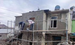 Siirt’te 7 kişilik ailenin harabe olan evi hayırseverler tarafından yenilendi