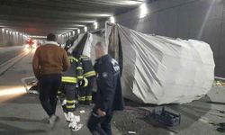 Turgutlu köprülü kavşak tünelinde kaza: 1’i ağır 4 yaralı
