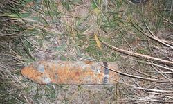 Van Gölü sahilinde patlamamış tank mühimmatı bulundu