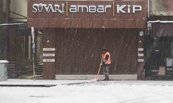 Akşehir’de ekiplerden kar seferberliği