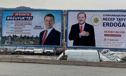 Aynı bilboardlarda Erdoğan ve İmamoğlu’nun fotoğrafları yan yana
