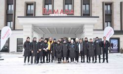 Kazakistan Short Track Milli Takımı, dünya kupasına Erzurum’da hazırlanıyor