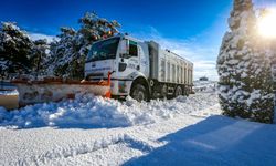 Gaziantep'te karla mücadele sürüyor